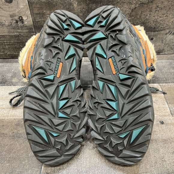 Merrell Brown Sugar Womens Select Dry Warm Mid Winter Boots Size 7 - Picture 8 of 8